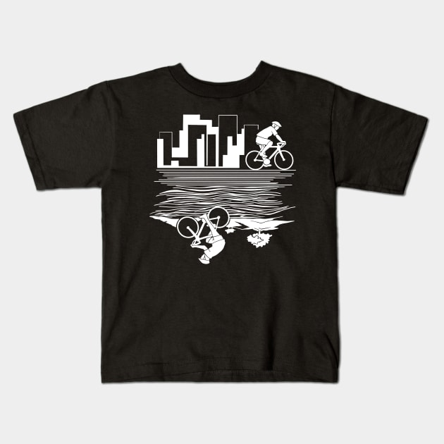 bicicleta Kids T-Shirt by Mupi